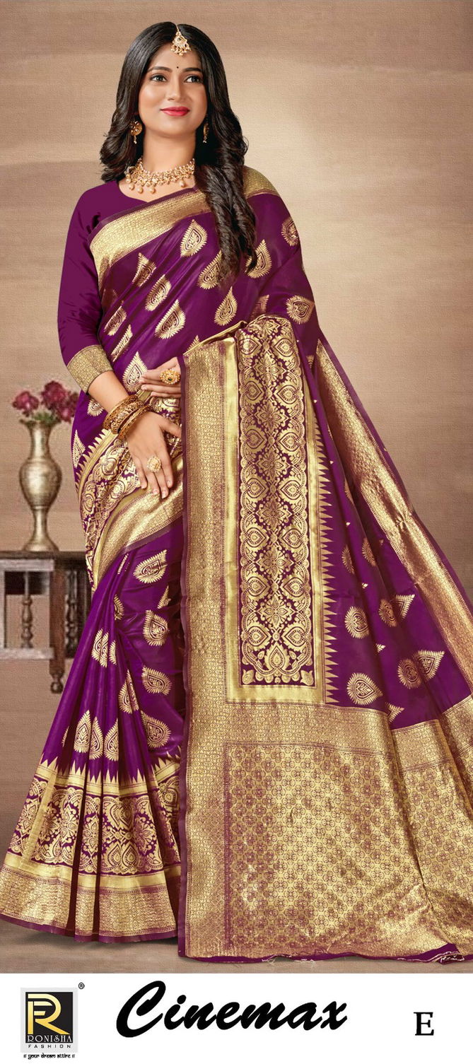 Ronisha Cinemax Designer Sarees Catalog
